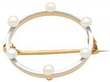 Pearl and Gold Brooch