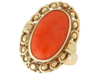 1930s Antique Coral Ring 