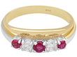 Vintage Ruby and Diamond Ring