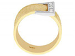 Diamond Buckle Ring in 18k Gold
