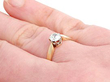 1910s Engagement Ring Wearing