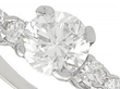 Vintage Diamond and Platinum Engagement Ring