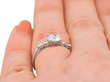 Vintage Diamond and Platinum Engagement Ring