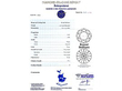 Vintage Diamond and Platinum Engagement Ring Certificate 