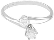 Diamond Twist Cocktail Ring White Gold