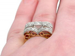 1940s Art Deco diamond ring on hand