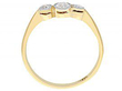 Diamond Trilogy Cocktail Ring Antique