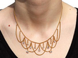 1800's Diamond Necklace Wearing