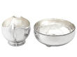 Antique Cream Jug & Bowl