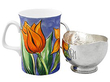 Antique Cream Jug & Bowl