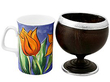 Antique Coconut Cup