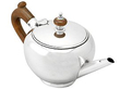 vintage silver teapot