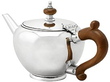 vintage silver teapot