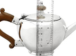 vintage silver teapot