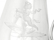 silver glass claret jug detail 