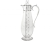 silver glass claret jug size