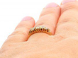 5 Stone Diamond Ring Yellow Gold Card