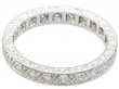 Full Diamond Eternity Ring Platinum