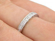 Full Diamond Eternity Ring Platinum