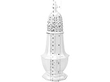 silver caster size 