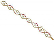 Antique Ruby and Diamond Bracelet back view