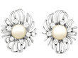 Pearl Cluster Stud Earrings