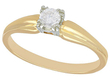 Yellow Gold Solitaire Ring