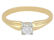 Yellow Gold Solitaire Ring