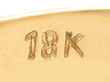 Gold & Diamond Dress Ring Hallmarks