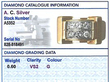 Gold & Diamond Dress Ring Grading Card