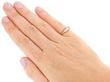 Antique Yellow Gold Diamond Ring Wearing