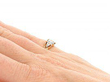 Antique Yellow Gold Diamond Ring Wearing Hand