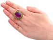 Amethyst Jewellery Set Wearing