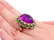 Amethyst Jewellery Set Wearing