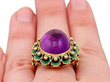 Amethyst Jewellery Set Wearing