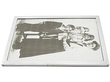 antique sterling silver photo frame