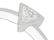 Trillon Cut Solitaire Ring