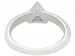 Trillon Cut Solitaire Diamond Gold Ring