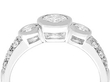 Vintage White Gold Trilogy Ring
