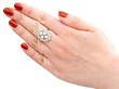 Pearl Cocktail Ring Wearing 