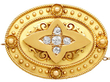Victorian Gold Locket / Brooch