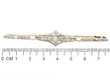 Antique Opal & Diamond Brooch Size