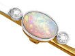 Gold Opal Brooch