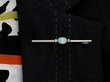 Gold Opal Brooch Wearing
