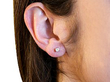wearing Vintage Diamond Studs