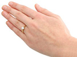 1980s Engagement Ring Wearing 