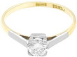 0.60 Carat Diamond Ring Yellow gold