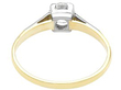 0.60 Carat Diamond Ring Platinum Setting