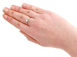 Vintage Diamond Solitaire Wearing