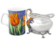 Silver Cream and Sugar Set